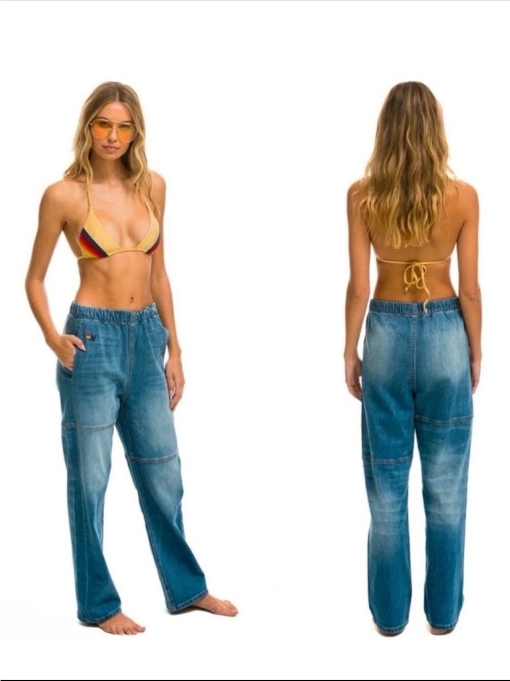 Aviator Nation: Pull-On Straight Leg Denim Jean|NWOT
